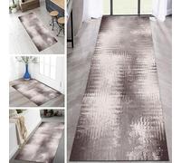 Alfombra, Moqueta, 1m 150cm 2m 2.5m 300cm 3.5m 400cm 4.5m 5m 6m Non Slip Long Carpet Washable Narrow Rug Runners for Living Room Entryway Bedroom Laundry Room - Brown(70x500cm/2.3ftx16.4ft)