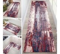 Alfombra, Moqueta, Traditional Width 60cm 70cm 80cm Long Carpet Non Slip with Rubber Backing Washable Rug for Hallway Kitchen Living Room(70x200cm/2.3ftx6.6ft)