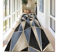 Alfombra, Moqueta, Very Long Washable Modern Geometric Pattern Narrow s for Entryway Bedroom Living Room Laundry Room with Non Slip Backing(100x400cm/3.3ftx13.1ft)
