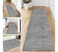 Alfombra, Moqueta, Very Width 60cm 70cm 80cm Non Slip Kitchen Hall Entryway Corridor Floor Mats Washable Area Rug - Grey(80x350cm/2.6ftx11.5ft)