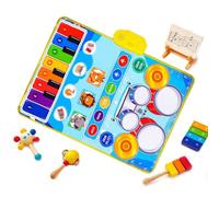 Alfombra Musical para Niños Almohadilla Multifuncional Sensorial Musical | Juguete Musical Educativo para cochecito guardería cuna silla de coche juego ducha cumpleaños viaje