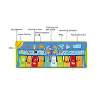 Alfombra Musical para Teclado de Piano para Niños, Tapete para Suelo, Manta de Juego Táctil para Juguetes de Educación Temprana, Niños y Niñas