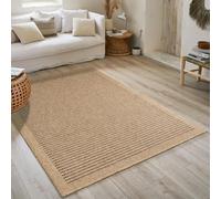 Alfombra Natural Bohemia Natural, Alfombra de Aspecto de Yute, salón, Dormitorio, Pasillo, Exterior, Color Natural (60 x 90 cm, 8751 marrón)