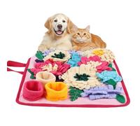 Alfombra olfativa: almohadilla de búsqueda con base de agarre, alfombra de regalo para cachorros, juguete de descubrimiento de recompensa cognitiva, desafío de vellón de compromiso impulsado por aroma