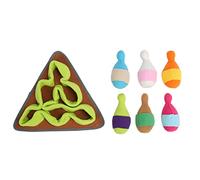 Alfombra Olfativa para Perros, Diseño Suave de Forro Polar, 6 Pelotas Sonoras - Estimula el Olfato, Reduce Ansiedad y Fomenta Comer Despacio, Ideal para Entrenamiento y Juego