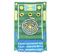 Alfombra Olfativa para Perros, Esterilla Interactiva 99x67cm en Diseño Campo de Fútbol, Liberación de Estrés y Juego Sensorial - Material Resistente de Algodón y Poliéster, Ideal