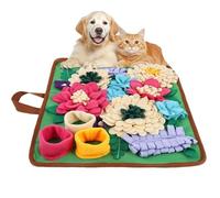 Alfombra Olfativa Para Perros Pequeños Base Plegable Antideslizante para | Tapete de Olfateo de Cachorros Para Excavar, Olfatear, Lamer, Entrenamiento Y Enriquecimiento Int