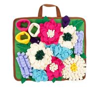 Alfombra Olfativa para Perros Pequeños | Plegable con Base Antideslizante Y Puzzle De Lamer - Tapete de Olfateo de Cachorros | para Excavar, Olfatear, Lamer, Entrenamiento Y Enriquecimiento Interior