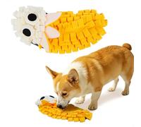 Alfombra Olfativa Perros, Lickimat Perros Manta Olfativa Perro Alfombra Olfato Perro, Juguete Interactivo Lavable Anti-Deslizante para Mascotas en Casa, Plátano Amarillo