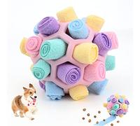 Alfombra Olfato Juego de Inteligencia para Perros,Bola de Rapé para Perros,Snuffle Mat,Pelota de Juguete Interactiva para Perros Estera de Alimentación Lenta para Comer Lento Perros Pequeños Medianos