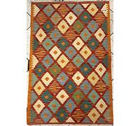 Alfombra oriental afgana hecha a mano Kilim de lana de colores naturales afganos turcos nómada persa tradicional persa 77 x 117 cm vintage corredor pasillo escalera reversible