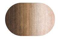 Alfombra ovalada grande de estilo nórdico, 150 x 240 cm, antideslizante, para sala de estar, dormitorio y pasillo, diseño moderno y elegante para decoración del hogar
