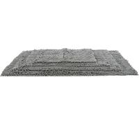 Alfombra para absorber suciedad 120 × 80 cm gris