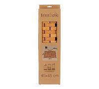 Alfombra para baño Evideco con tiras de bambú, enrollable, plegable, natural y antideslizante para la salida de la ducha