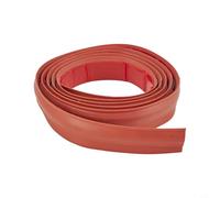 Alfombra para borde de 2 m para tira de transición de piso de TPE para alfombra a baldosa o laminado, antideslizante y sin costuras, para una fácil instalación, gris (2 m marrón)