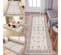 Alfombra para Cocina Salon Dormitorio Entrada Lavandería Felpudo Alfombra Pasillo Larga Alfombras de área Lavable Alfombra Estrecha Pasillo Antideslizante Absorbente Alfombra Corredor 60 x 80 cm
