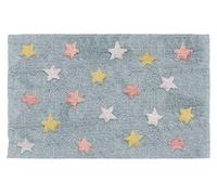 Alfombra para cuarto infantil NAFNAF STARS ROSA/MULTICOLOR