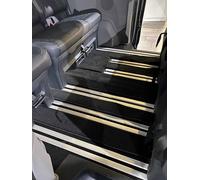 Alfombra para maletero del habitáculo, color negro, compatible con Ford Tourneo Custom Trend Titanium Active L1 (corto) a partir de 2023