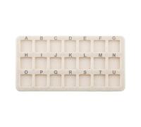 Alfombra para manualidades con 21 rejillas, artesanía profesional, adecuada para una clasificación eficiente de perlas y protección, almacenamiento portátil de perlas