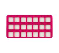 Alfombra para manualidades con 21 rejillas, artesanía profesional, adecuada para una clasificación eficiente de perlas y protección, almacenamiento portátil de perlas