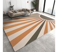 Alfombra para Niños, Líneas Abstractas Coloridas 3D, Alfombra para Dormitorio De Noche, Alfombra Grande para Habitación De Niños, Material De Franela, Fácil De Limpiar 80 X 120 Cm -1551546566933