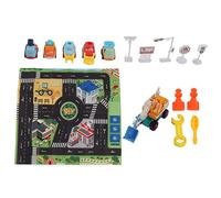 Alfombra para niños, tapete para Juegos, Vida en la Ciudad, Montaje DIY, Camiones de construcción, Juguetes para Fiesta Familiar