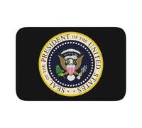 Alfombra para Puerta 40X60Cm El Presidente De Los Estados Unidos Felpudo De Barrera Exterior Felpudo Entrada Casa Fácil De Limpiar Doormats para Pasillo, Puerta Trasera, Dormitorio