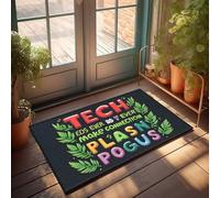 Alfombra para puerta delantera, diseño de educación al aire libre con tecnología Eds Ever Make Connections: A Colorful Celebration of Innovat Felpudo de otoño para puerta delantera (65 x 90 cm)