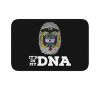 Alfombra para Puerta Escudo De Colombia Está En Mi ADN Lavable Felpudo Entrada Interior Antideslizante Trampa De Tierra para Recibidor Casa Pasillo 60X40Cm