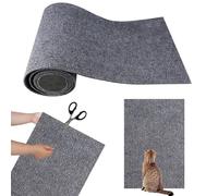 Alfombra para rascar Gatos,Estera para rascar Gatos, Alfombrilla autoadhesiva para Recortable, Reemplazo de Almohadilla rascadora para, Alfombra rascadora Plana para Postes, Muebles, Estan