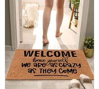 Alfombra para sala de estar, con texto en inglés "If you hear griting" just know I SAID IT NICELY 26 THE MOM, tapete antideslizante para puerta de entrada, tapete absorbente para suelo de baño, 1