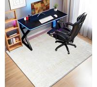 Alfombra para Silla de Oficina 150 x 180 cm Alfombrilla para Silla Gaming Grande Protector Suelo Silla Ruedas Antideslizante Gaming Protector de Suelo Alfombrilla Silla Escritorio para Oficina hogar