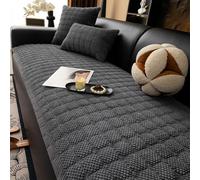 Alfombra para sofá amigable con Mascotas, Funda mullida para sofá de Perro, Fundas de sofás Antideslizante Lavable para sofás de 3 Cojines, Protector de Muebles para Sala de Estar A 55 * 120cm