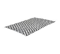 Alfombra para tienda Bo-Camp Chill Mat Carpet XL Wave Color: negro/blanco