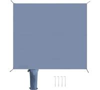 Alfombra para tienda de campaña, impermeable, resistente a las lágrimas, acolchado azul molido | secado rápido Oxford Sleep Pad con de almacenamiento para , pícnic, balcón, césped