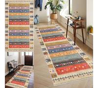 Alfombra Pasillo Alfombras Cocina Antideslizante Absorbente Alfombra para Corredor Camino de Alfombra Alfombrilla para Cocina Comedor Lavadero Entrada Dormitorio Alfombra Larga Pasillo 80 x 350 cm