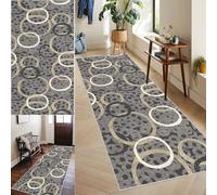 Alfombra Pasillo Alfombras Cocina Antideslizante Absorbente Alfombra para Corredor Camino de Alfombra Alfombrilla para Cocina Comedor Lavadero Entrada Dormitorio Alfombra Larga Pasillo 120 x 400 cm