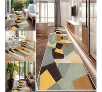 Alfombra Pasillo Antideslizante Alfombra Cocina Lavable Alfombras de Pasillo Larga Moderna Abstracta para Pasillo Cocina Dormitorio Salon Lavadero Felpudo Entrada Casa Alfombra Corredor 40 x 180 cm