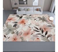 Alfombra Pasillo Antideslizante Vistoso, Cocina Entrada con Estampado Acuarela Floral Hoja Elegante Lavable Comedor Pasillo Alfombra Cocina Lavadero Entrada Habitacion 120 x 170 cm