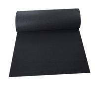 Alfombra, Pasillo de boda color negro, 2 mm grosor, alfombra pasillo poliéster 10 m o 20, for exteriores, fiestas graduación, iglesias, decoraciones pasillos(1.2x25m)