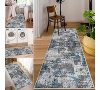 Alfombra Pasillo Larga Alfombras Antideslizante de Cocina Lavables Alfombra Entrada Casa 40 x 150 cm, Alfombras de Pasillo Extra Larga, Lavable, para Sala de Estar, Dormitorio, Lavandería, Cocina