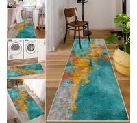 Alfombra Pasillo Larga Alfombras Antideslizante de Cocina Lavables Alfombra Entrada Casa 50 x 250 cm, Alfombras de Pasillo Extra Larga, Lavable, para Sala de Estar, Dormitorio, Lavandería, Cocina