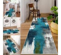 Alfombra Pasillo Larga Alfombras Antideslizante de Cocina Lavables Alfombra Entrada Casa 60 x 260 cm, Alfombras de Pasillo Extra Larga, Lavable, para Sala de Estar, Dormitorio, Lavandería, Cocina