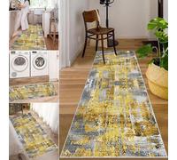 Alfombra Pasillo Larga Alfombras Antideslizante de Cocina Lavables Alfombra Entrada Casa 90 x 500 cm, Alfombras de Pasillo Extra Larga, Lavable, para Sala de Estar, Dormitorio, Lavandería, Cocina