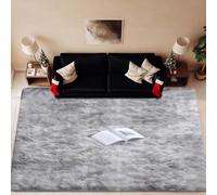 Alfombra Pelo Largo 230 x 370 cm No Se Desprenden, Lavable Hasta 30 Grados, Antideslizante, Fluffy, Muy Suave, Alfombra Salón Pelo, Alfombras Esponjosa, para Dormitorio, Sala de Estar, Tie-dye-C