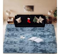 Alfombra Pelo Largo 230 x 370 cm No Se Desprenden, Lavable Hasta 30 Grados, Antideslizante, Fluffy, Muy Suave, Pelo Largo Alfombra, Alfombras Grandes, para Dormitorio, Sala de Estar, Tie-dye-C