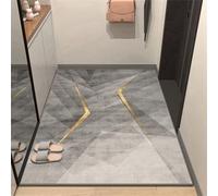 Alfombra personalizable de color gris y amarillo para dormitorio y sala de estar, elegante accesorio rectangular para el hogar, 160 x 200 cm, perfecto para la decoración de los hombres ahora