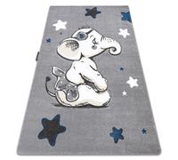 Alfombra PETIT ELEPHANT ELEFANTE ESTRELLA gris 200x290 cm