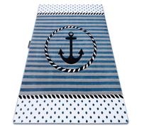 Alfombra PETIT MARINE ANCLA MAR azul 160x220 cm