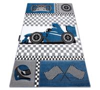 Alfombra PETIT RACE CARRERA FORMULA 1 COCHE azul 160x220 cm